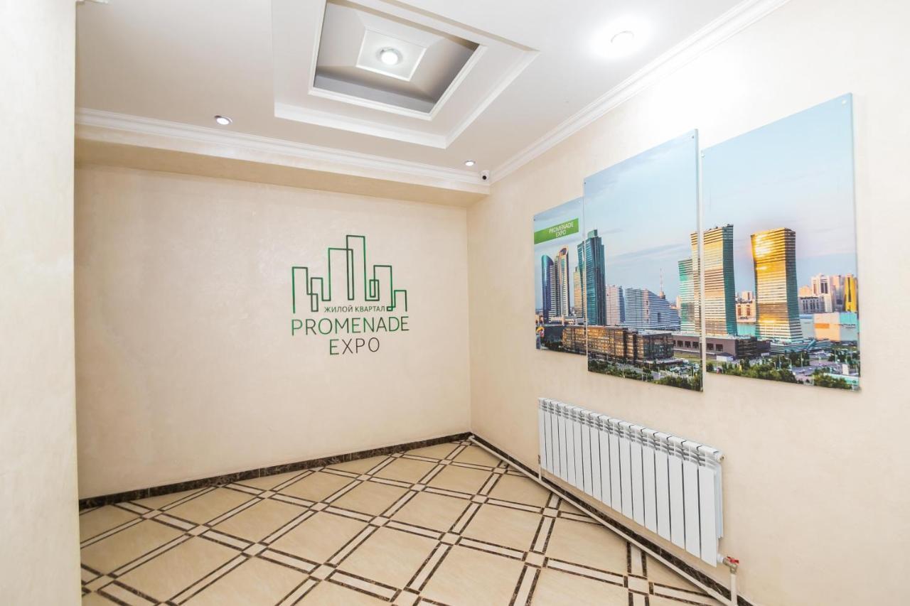 В Promenade Expo квартира с романтическим видом Астана Экстерьер фото